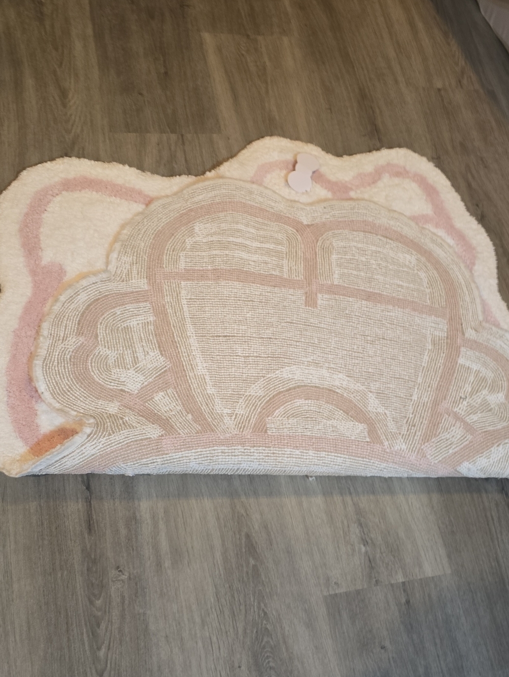 Hello Kitty Large Plush Logo Area Rug - Picture 11 of 11